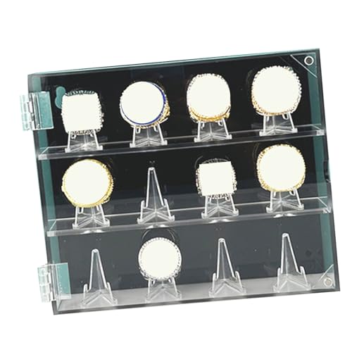 GKYQVE Acryl Sportringe Display Stand Slots Meisterschaftshalter Wandmontage Aufbewahrungskoffer Mit Protective Designs Collection Display von GKYQVE