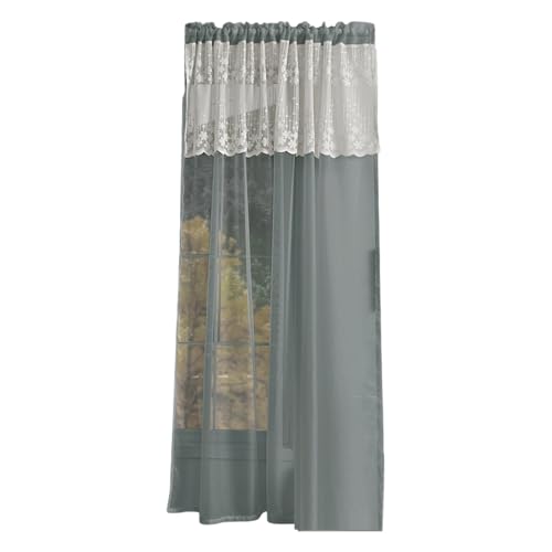 GKYQVE Dekorative Spitze Schiere Vorhänge Weiches Lichtfilterung Einfache Setups Die Für Verschiedene Space Polyester Fenstervorhänge Geeignet Sind von GKYQVE