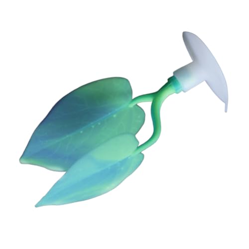 GKYQVE Doppelschicht Fischtanks Aquarium Dekore Mit Ruhender Blatt Silikon Fisch Lebensraum Ornament Für Haus Und Büro Aquariumdekorationen Pflanze von GKYQVE