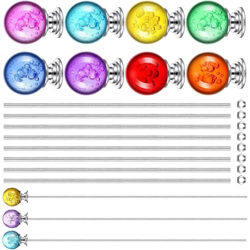 GKYQVE Elegante Perlengarten Pfahl Ensembles Handgefertigte Perlenstufe Für Kreative Natur Freien Raum Metall Perlenstab Dekorative Ornamente von GKYQVE