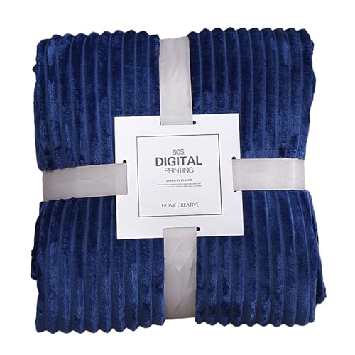 GKYQVE Gestreiftes Muster Fleece Flanellbett Abdeckungsabdeckung von GKYQVE