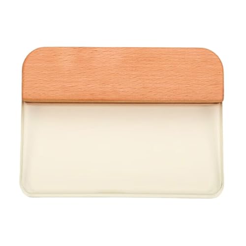 GKYQVE Glas Slicker Für Brennende Lederschaber Mit Holzgriff Burnisher Praktische Handwerkswerkzeug Temperierter Schaber Ledercraft Slicker Arbeitswerkzeug von GKYQVE