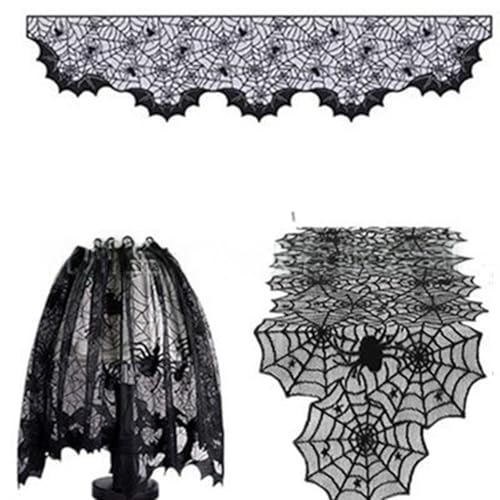 GKYQVE Halloween Dekoration Waschbarer Tischabdecklampe Für Mantel Essschreibtisch Themen Tischläufer Lampenschatten Stoff Dekorationen von GKYQVE