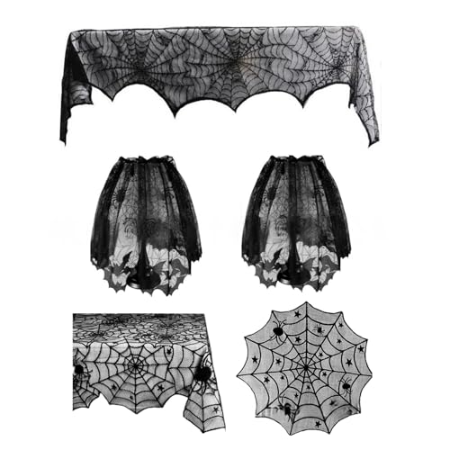 GKYQVE Halloween Dekoration Waschbarer Tischabdecklampe Für Mantel Essschreibtisch Themen Tischläufer Lampenschatten Stoff Dekorationen von GKYQVE