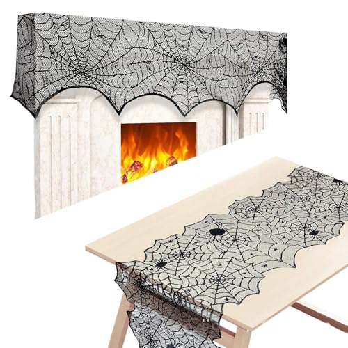 GKYQVE Halloween Dekoration Waschbarer Tischabdecklampe Für Mantel Essschreibtisch Themen Tischläufer Lampenschatten Stoff Dekorationen von GKYQVE