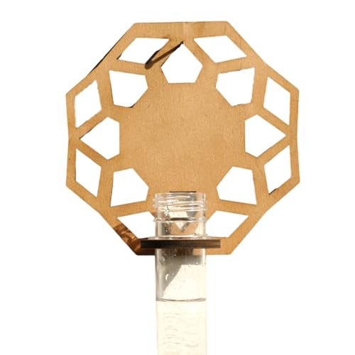 GKYQVE Holz Eckregale Blumen Wandereck von GKYQVE