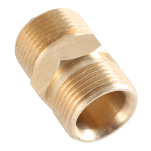 GKYQVE Messingdruckunterlegscheibeschlauch Extender M22 15 Mm Bis M22 14 Mm Mann Einfacher Installation Hochschläuche Verlängerungsstecker Waschanschlussadapter von GKYQVE