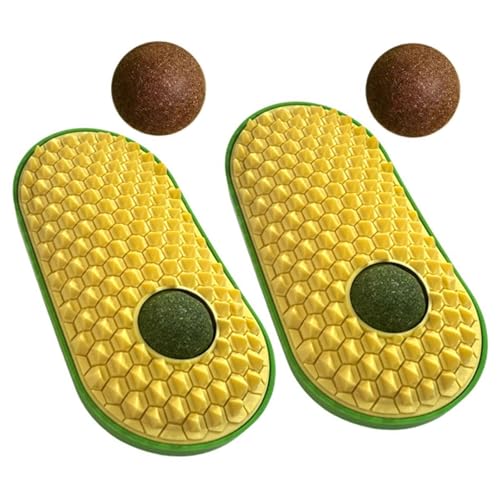 GKYQVE Pet Corner Selbsthäuser Wall Ecke Schreibtisch Bein Kratzer Pflegepinsel Katzen Massage Tool Catmint 2pcs Katzen Gesichtsmassaget GKYQVE Pet Corner Selbsthäuser Wall Ecke Schreibtisch Bein Kratzer Pflegepinsel Katzen Massage Tool Catmint 2pcs Katzen Gesichtsmassaget von GKYQVE