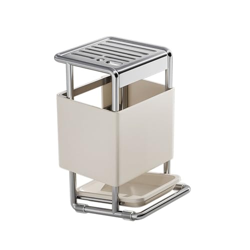 GKYQVE Space Effiziente Schrägte Besteckgestell Mit Utility Shelf Stylish Slanted Dock Einfache Installationen Für Moderne Hausköche Küchenhalter von GKYQVE