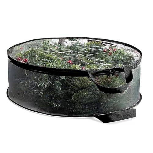 GKYQVE Starke Weihnachtskranz Sorter Tasche Undurchlässiges PVC Design Mit Leichtem Zugang Für Saisonale Aufbewahrung PVC Weihnachtskranz Aufbewahrungstasche Klar Transparent GKYQVE Starke Weihnachtskranz Sorter Tasche Undurchlässiges PVC Design Mit Leichtem Zugang Für Saisonale Aufbewahrung PVC Weihnachtskranz Aufbewahrungstasche Klar Transparent von GKYQVE
