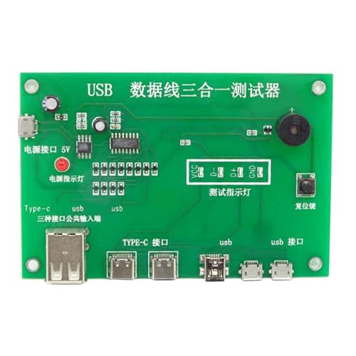 GKYQVE Tragbare USB Kabel Testermodul USB Datenkabelanalyse Für Effiziente Ladelinientests Und Sicherheitsversicherungen von GKYQVE