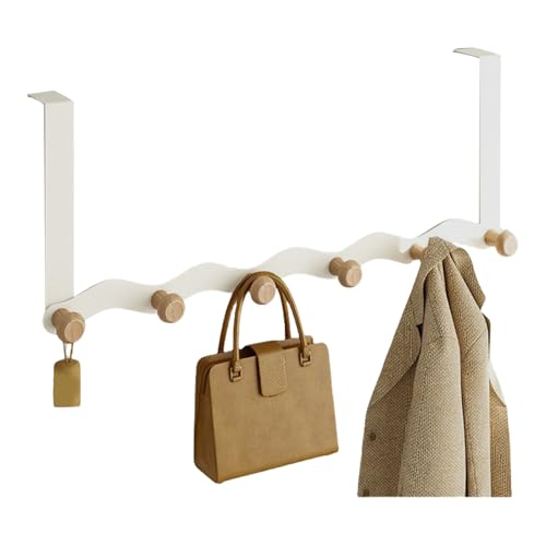 GKYQVE Über Türhaken Mit Holzregal Für Jacken Hüte Kohlenstoffstahl Kleidung Hanglösung Für Heimbüro Holzstahl Über Türlagerung GKYQVE Über Türhaken Mit Holzregal Für Jacken Hüte Kohlenstoffstahl Kleidung Hanglösung Für Heimbüro Holzstahl Über Türlagerung von GKYQVE