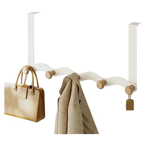GKYQVE Über Türhaken Mit Holzregal Für Jacken Hüte Kohlenstoffstahl Kleidung Hanglösung Für Heimbüro Holzstahl Über Türlagerung GKYQVE Über Türhaken Mit Holzregal Für Jacken Hüte Kohlenstoffstahl Kleidung Hanglösung Für Heimbüro Holzstahl Über Türlagerung von GKYQVE