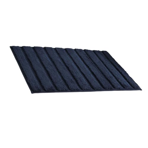 GKYQVE Wasser Absorbierende Gestreifte Badematte Nonslip Badezimmer Teppich Weich Bequeme Polyester Badezimmer Teppichbadmatten Schutzbodenbedeckung von GKYQVE