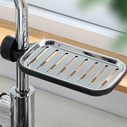 GKYQVE Wasserhahnschwamm Seife Entwässerung Ablage Rack Waschbecken Einstellbarer Tuch Tuchhalter Küche Badezimmer Organizer Schüssel Abflussregal In von GKYQVE