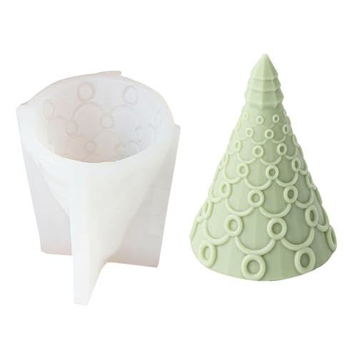 Geometrische Weihnachtsbaumkerzenform Harz Aromatherapys Silikonform Desktops Orament Home Dekoration Formen Hochtemperaturbeständig von GKYQVE