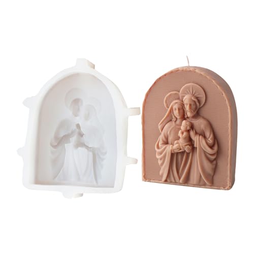 Große Kerzenform Aromatherapys Ornament Making Formenflexible Silikon Für Home Dekoration Handwerk Silikon Kerze von GKYQVE