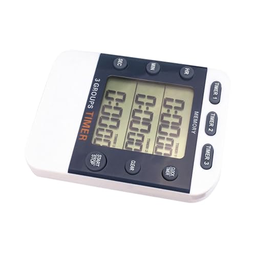 Großer Display Kochtimer Küche Kochtasche 3 Kanal Count Up/Down Mit Magnet Und Rückenclip Timer Großer Display Kochtimer Küche Kochtasche 3 Kanal Count Up/Down Mit Magnet Und Rückenclip Timer von GKYQVE