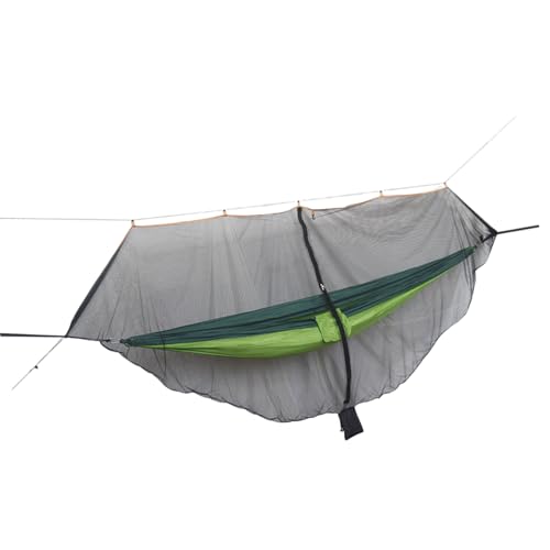 Hängemattenmnnat Netz Mit Verstellbaren Gurten Und Reißverschlusseingang Für Schnelle Setup Camping Travel Zubehör Atmungsable Hängematte NET von GKYQVE