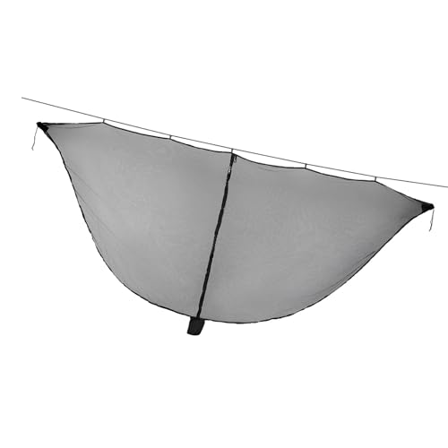 Hängemattenmnnat Netz Mit Verstellbaren Gurten Und Reißverschlusseingang Für Schnelle Setup Camping Travel Zubehör Atmungsable Hängematte NET von GKYQVE