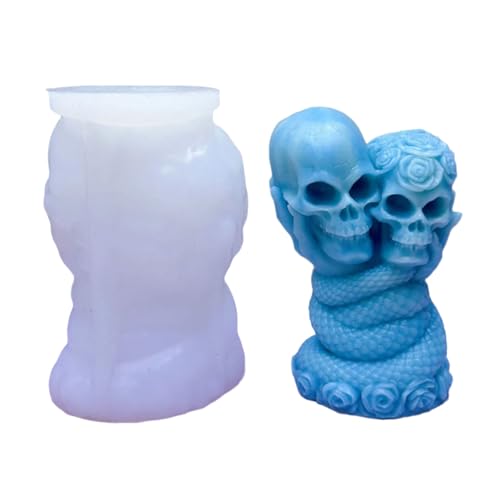 Halloween Thema Silikonform Schädel Schlange Silikone Kerzenformen Für Epoxidharz Kerzenseife Schokolade Home Dekoration Kreative Schädel Schlangenformen Halloween Thema Silikonform Schädel Schlange Silikone Kerzenformen Für Epoxidharz Kerzenseife Schokolade Home Dekoration Kreative Schädel Schlangenformen von GKYQVE