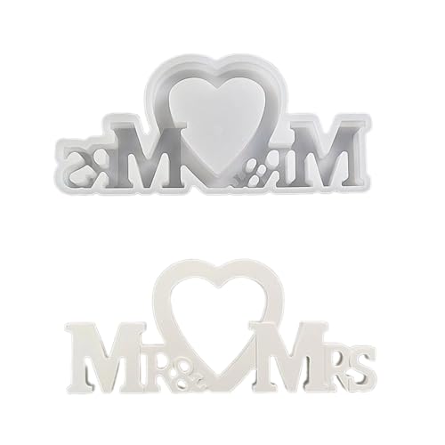 Hochzeitstisch Schild Form Flexible Silikonharz Home Dekoration Herstellung Von Schimmel Oder Hochzeitsfeiern Liebe Schild Schimmel von GKYQVE