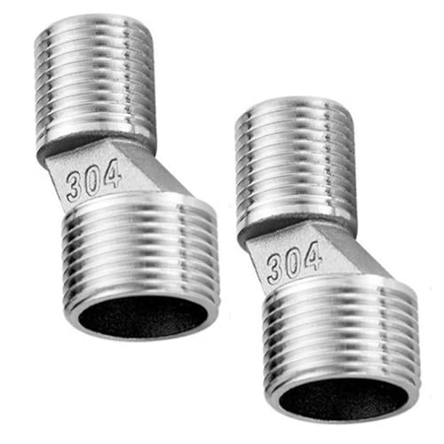 Industriestahl Wandhahnadapter Küchenarmatur Adapter Installation Gelenk Strecke Stahlwand Wasserhahn Stecker 50 Mm/65 Mm Badezimmerbehörde Accessoire von GKYQVE