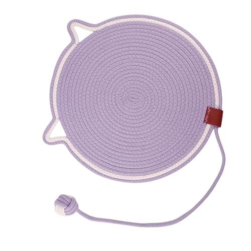 Katzenkratzer Pad Baumwollseil Kratzern Ruhesting Kratzmatte Gesunde Klauen Training Spielzeug Langeweile Versorgung Multi Use Cats Matte von GKYQVE