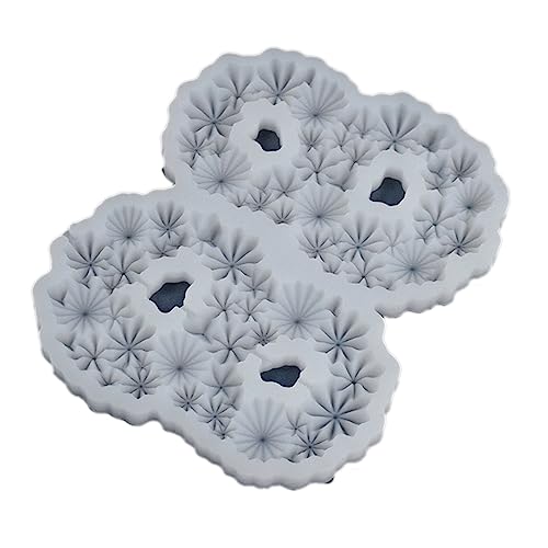 Kranz Waben Silikon Flexible Lebensmittelqualität Schimmel Ton Harz Keramik Süßigkeiten Fondant Candy Schokoladenseife Schimmelpilze Formen Zum Backen Für Dekorationen Kuchen Dekorieren von GKYQVE