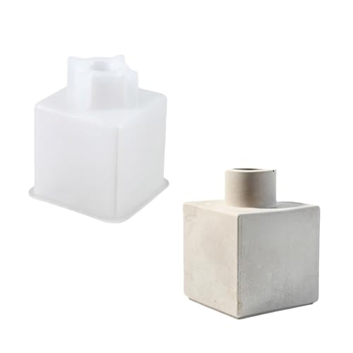 Kubikblüte Vase Form Flexible Silikonform Für Blumenplanter Handgefertigtes Hausdekoration Schmuckformwerkzeug Einzigartige Geschenkbildung von GKYQVE