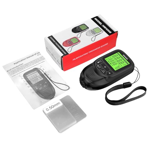 Lackdicke Messgeräte Digitalautobeschichtung Tester Lackiermesser Große LCD Hintergrundbeleuchtung Metall Basismessung Lackdicke Messgeräte Digitalautobeschichtung Tester Lackiermesser Große LCD Hintergrundbeleuchtung Metall Basismessung von GKYQVE
