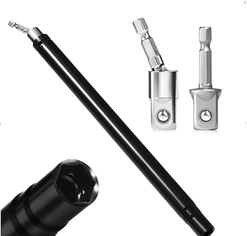 Long Hohl Socket Nut Treiber Mit 1/4 "Sechseck Schaft Leistungsbohradapter Für Elektrische Bohranschluss Langfadenschraube Befestigungselement von GKYQVE