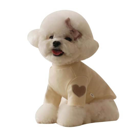 GKYQVE Mädchenhund Sweatshirt Kostümbekleidung Rollkragenpullover Mantel Sweatshirt Frühling Tuch Für Welpen Und Katzen Foto Requisiten Sweatshirts Für Kleine Hunde von GKYQVE