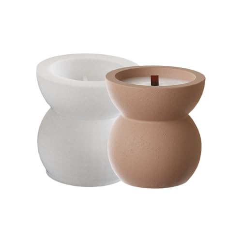 Mehrfachgröße Runde Robuste Silikonform Schimmelpilz Set Tragbares Zubehör Für Bastelversorgung Kerzenherstellung Gips Handwerk Home Decoration Form Form von GKYQVE
