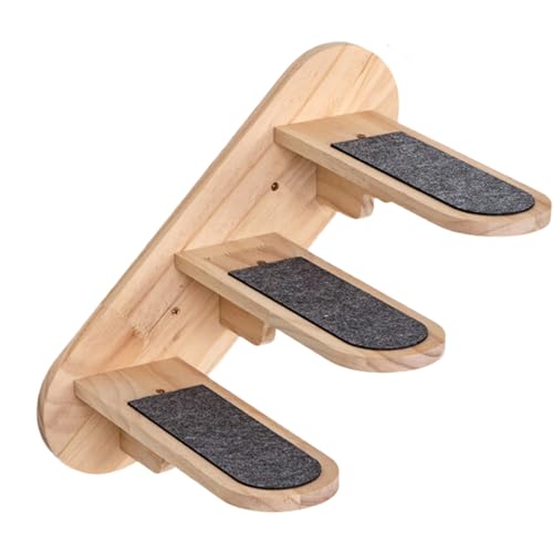 Mehrstufige Holzkatzen Wandstangen Featurings Leiter Stufen Filzkissen Dauerhafte Struktur Für Klettere Sprungaktivität Filzkatzen Wandstangen Mehrstufige Holzkatzen Wandstangen Featurings Leiter Stufen Filzkissen Dauerhafte Struktur Für Klettere Sprungaktivität Filzkatzen Wandstangen von GKYQVE