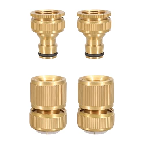 GKYQVE Messingbewässerung Schnelle Verbindung Kupplungen Ansätze Für Gartenwasserschläuche Und Leckdosen Design Hochleistungskonstruktion Anti Leck Gartenschlauch Armaturen Set Set GKYQVE Messingbewässerung Schnelle Verbindung Kupplungen Ansätze Für Gartenwasserschläuche Und Leckdosen Design Hochleistungskonstruktion Anti Leck Gartenschlauch Armaturen Set Set von GKYQVE