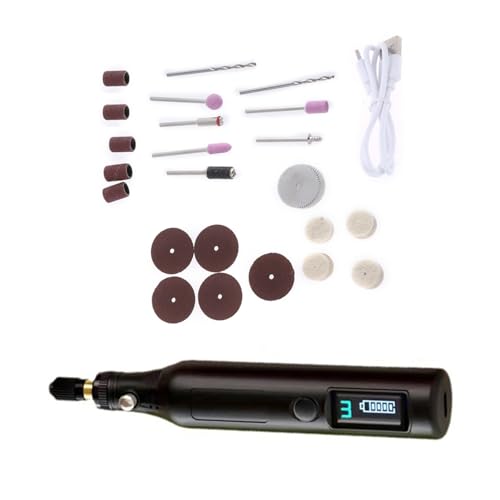 Miniature Digital Electric Grinding Machine Tragbare Graveur Set Für Handwerksmodell Reparatur Metallpolierende Schnitzerei 25x Handheld Digitales Gravurwerkzeug Miniature Digital Electric Grinding Machine Tragbare Graveur Set Für Handwerksmodell Reparatur Metallpolierende Schnitzerei 25x Handheld Digitales Gravurwerkzeug von GKYQVE