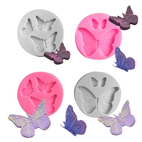 Multi Use 4PCS Silikon Schmetterlingsformen Für Backbegeisterte Hitzebeständige Lebensmittelqualität Crafting Tool Kuchen Dekoration Schmetterling Fondantformen Multi Use 4PCS Silikon Schmetterlingsformen Für Backbegeisterte Hitzebeständige Lebensmittelqualität Crafting Tool Kuchen Dekoration Schmetterling Fondantformen von GKYQVE