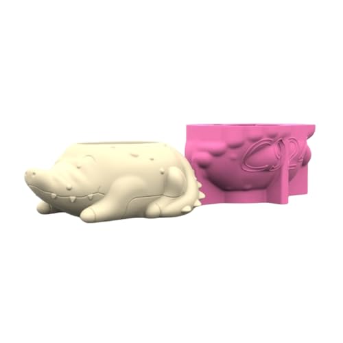 Multifauntale Silikonvase Form Für Beton Sukkulente Vasen Und Stifthalter Alligatoren Formen Einfache Deparieren Von Schimmel von GKYQVE