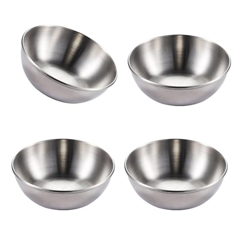 Multifunktionales Gewürzschale Edelstahl Saucenhalter Gewürze Dip Tablett Für Tägliche Kochstapel Raumspargerichte Produziert von GKYQVE