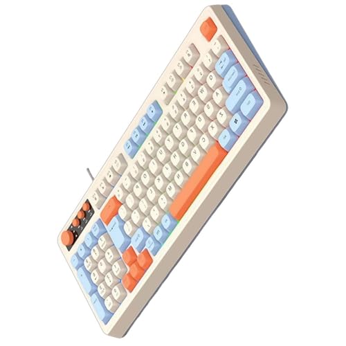 Multisystems Drahttastatur 98Keys Mit Argb Beleuchtung Ergonomisch BAU Und Letztes Letztes Switches Life Gaming von GKYQVE