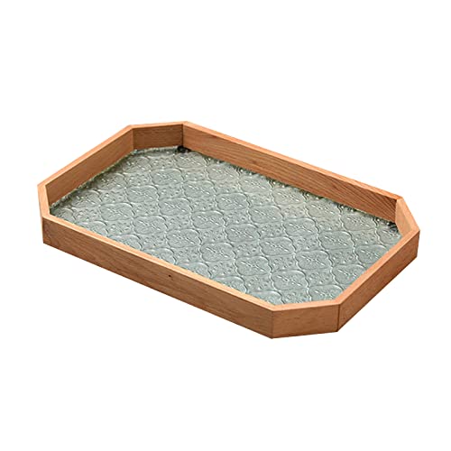Rustikale Servierschale Vintage Herzstück Kerzenhalter Tabletts Rechteck Dekorative Platte Bauernhaus Tees Tablett Haltbarer Vintage Servierschalen Und Platten von GKYQVE