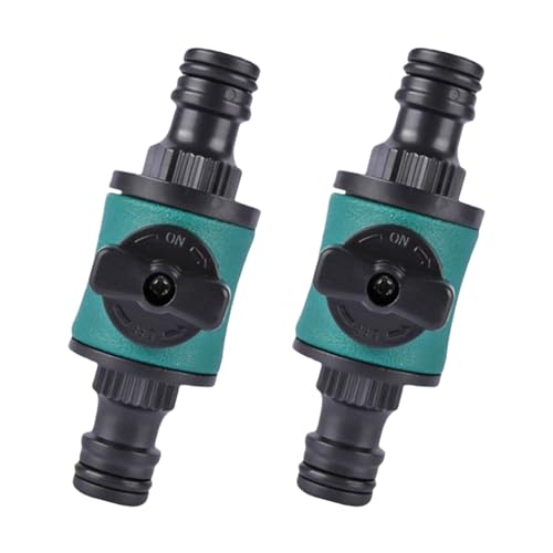 GKYQVE Schnelle Anschlusskupplung Ausschalten Ventile ABS Flüsse Steueranschluss Für Gartenschlauchbewässerungssysteme Wasserrohr 2pcs Fluidsteuerventile Für Die Bewässerung von GKYQVE