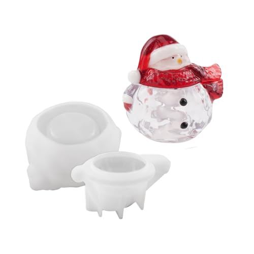Schöne Designs Robuster Silikonform Für Kerzen Und Seife Die Tragbar Für Schneemann Handgefertigte Geschenke Und Ornamente Personalisieren Container von GKYQVE