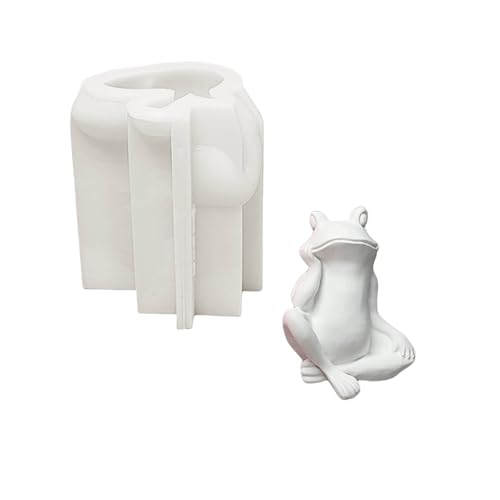 Schöne Tierische Ton Silikonformen Plastern Epoxidharzformen Frösche Kerzenformen Ornament Gussformen von GKYQVE