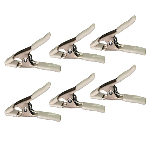 Schwere Duty A Klemmen Mit Frühlingsmechanismus Strong Metall Eisenkonstruktion Für Holzbearbeitung Garten Gartenhaus Starke PVC Überzogen Eine Klammer von GKYQVE