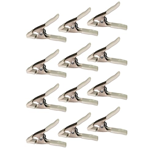 Schwere Duty A Klemmen Mit Frühlingsmechanismus Strong Metall Eisenkonstruktion Für Holzbearbeitung Garten Gartenhaus Starke PVC Überzogen Eine Klammer von GKYQVE