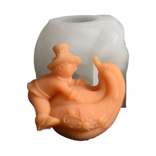 Silikonformen Halloween Kerzen Handgefertigtes Epoxidharzformen Clown Guss Pflaster Formform Silikonform Clown Kerze Guss Halloween Pflaster von GKYQVE