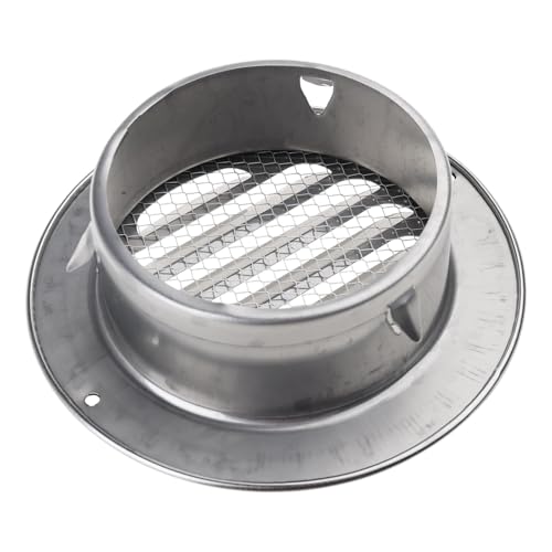 Upgrades Stahlablüftungsabdeckungen 100 Mm Belüftungsgrilles Metall Entlüftungskappen Einfache Installationen Für Küchen Badezimmer Garage Luftströme Insektenschutz Lüftungsgrill von GKYQVE