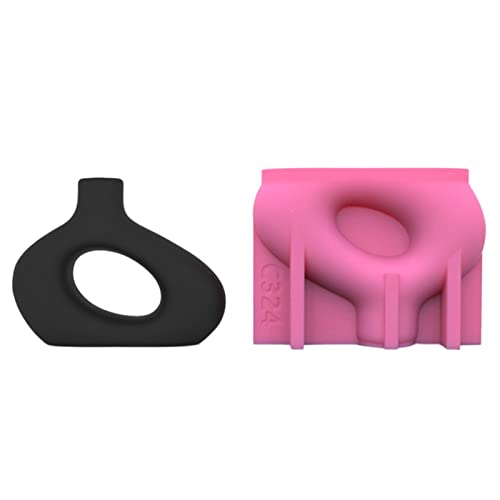 Verdrehte Blumentopf Silikonform Vase Harz Epoxidform Dekoration Werkzeug Gips Handwerk Herstellung Zubehör Topf Für Pflanzer Garten Pflanzgefäße Flexible Form Töpfe Saftige Pflanzer von GKYQVE